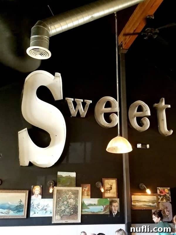 Spokane's Sweetest Spots A Bakery Guide 11 Sweet letters spelled out on the wall of Chaps