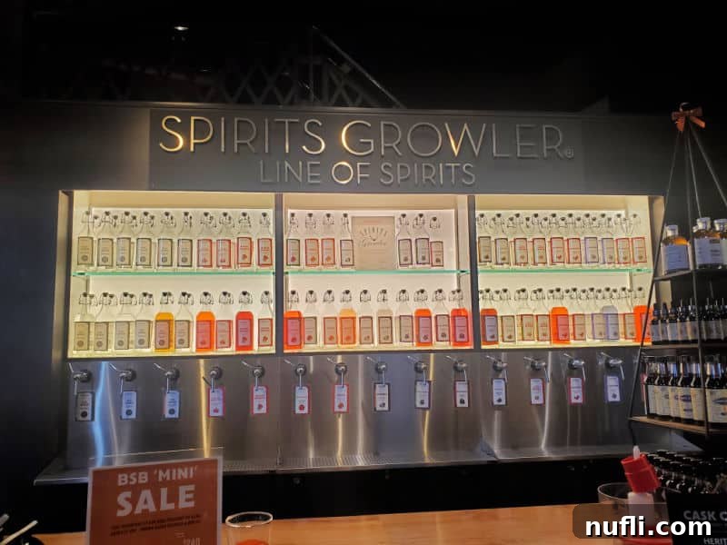 Spirits Growler Line of Spirits in Heritage Distilling Company