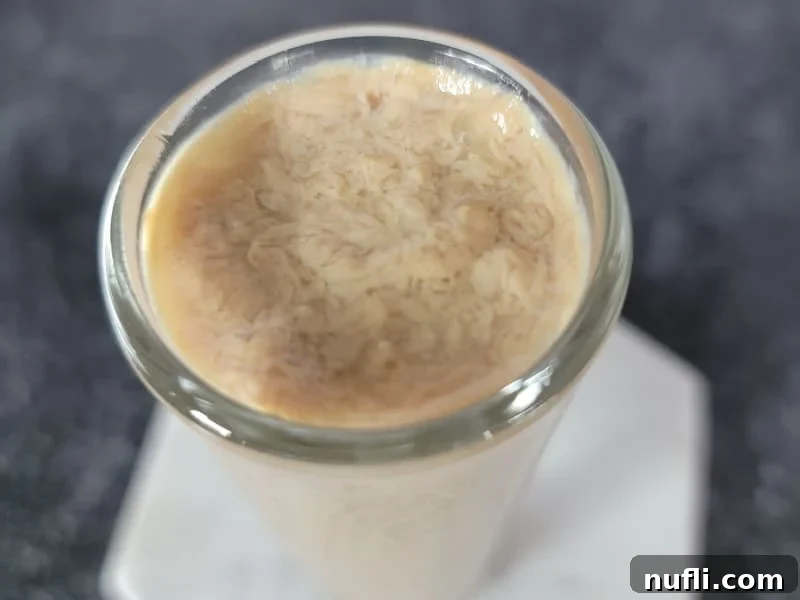 Looking down into a Cement Mixer Shot