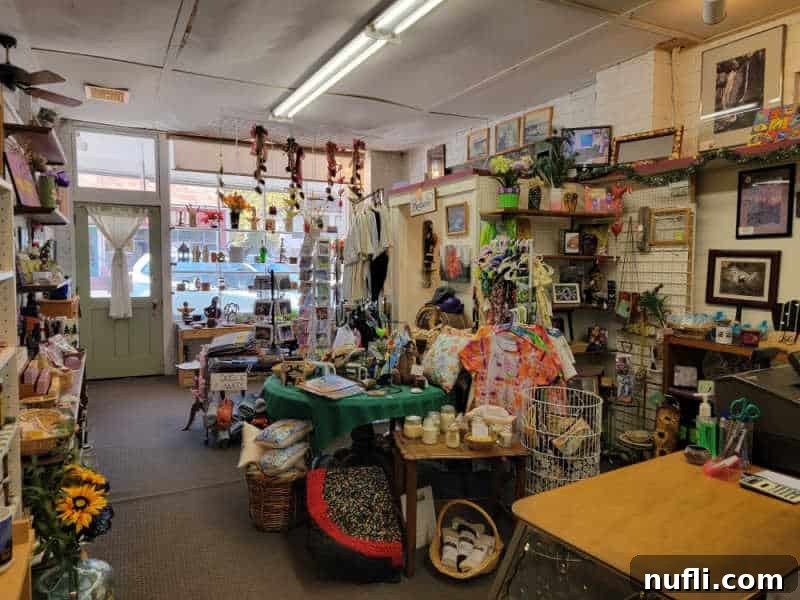 Unlocking North Fork California 13 Crafts and gifts on display in Jennie's Garden Gift Store, a haven for handmade items.