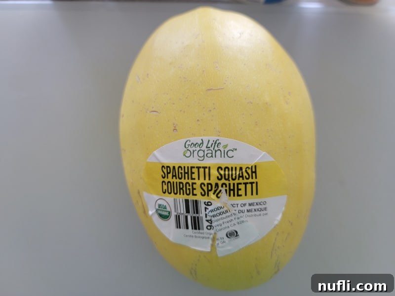 Organic spaghetti Squash 