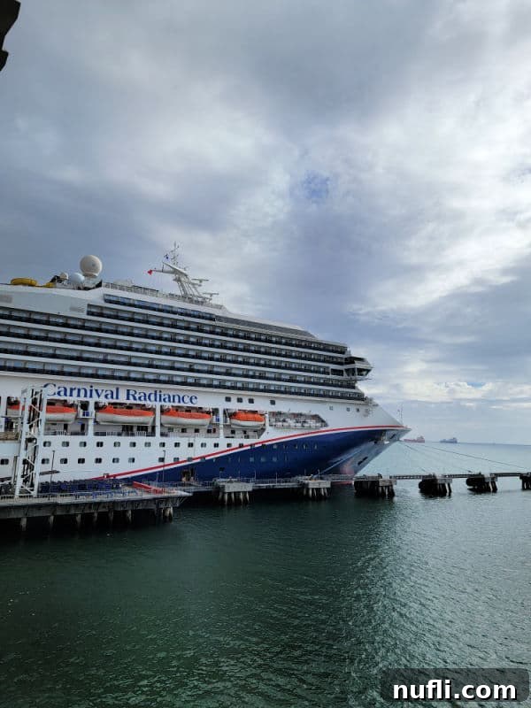 Carnival Radiance 4-Day Baja Mexico Escape 23 Carnival Radiance cruise ship tied to port