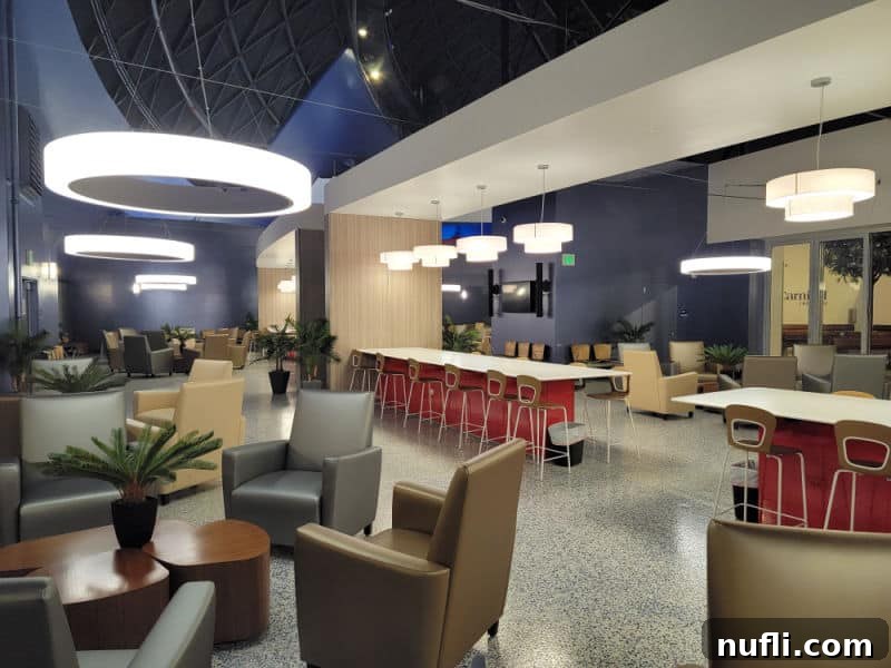 Carnival Radiance 4-Day Baja Mexico Escape 4 Lounge area with tables and chairs