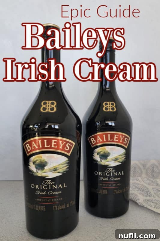 Two bottles of Baileys Irish Cream, symbolizing a comprehensive guide.
