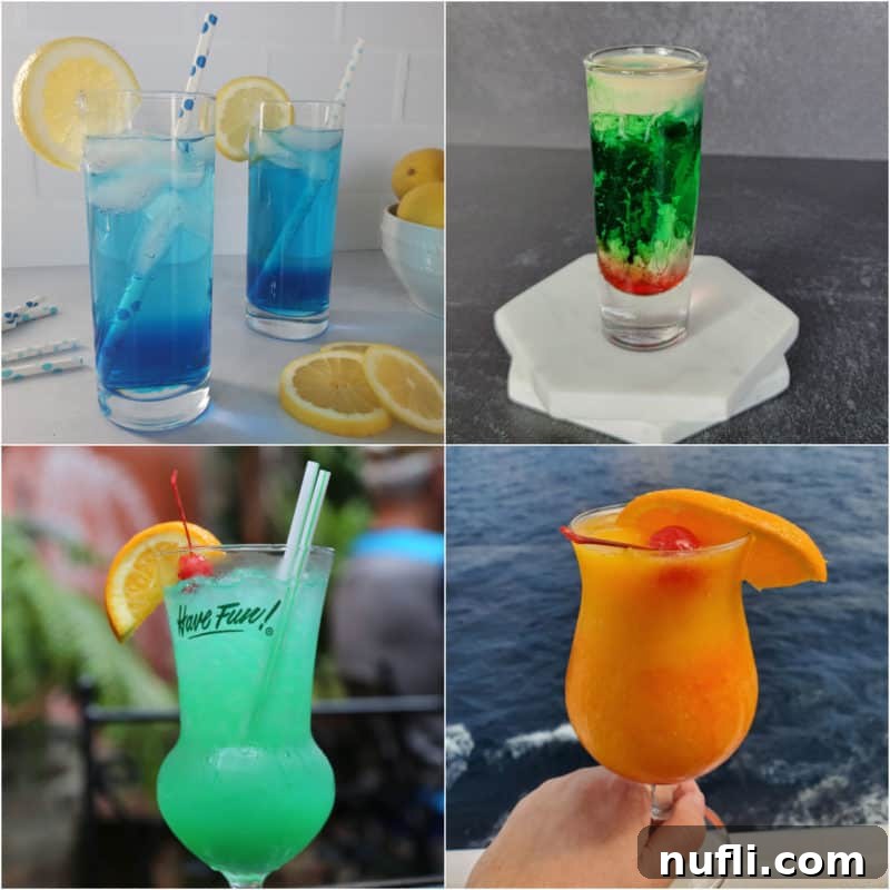 The Ultimate Guide to Peach Schnapps Cocktails 2 peach schnapps drinks in a collage