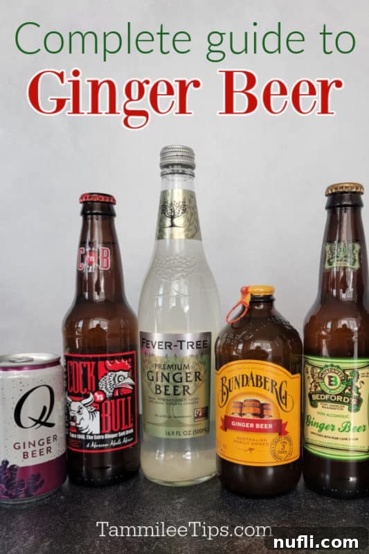Mastering Ginger Beer Mixology 2 Complete Guide to ginger beer text over multiple bottles of ginger beer