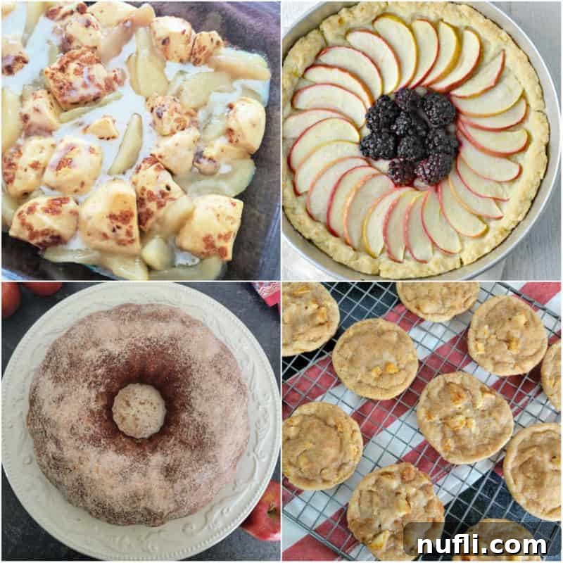 Delightful Apple Desserts Made Simple 2 Collage of diverse Apple Dessert Recipes including cobblers, tarts, and cookies