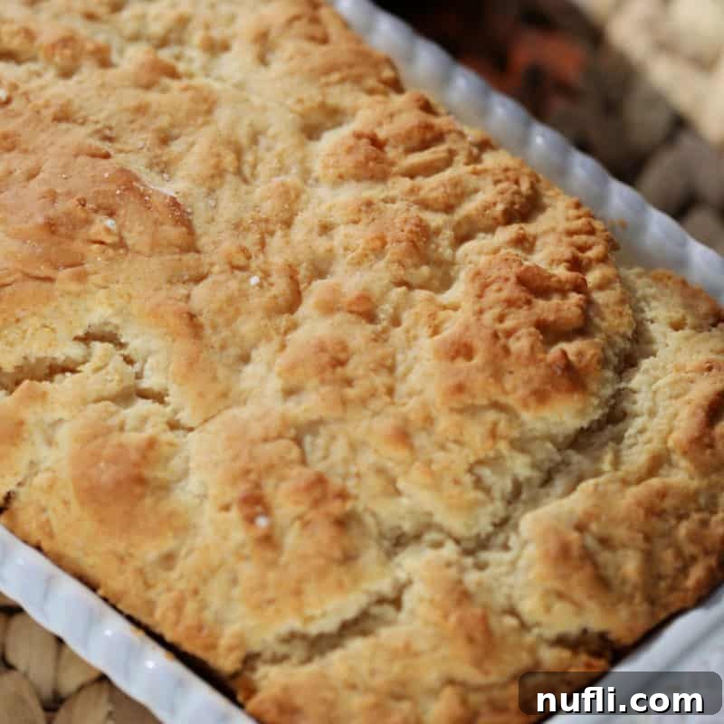 Three Ingredient Feasts Simple Scrumptious 10 Pumpkin Beer Bread in a white baking dish