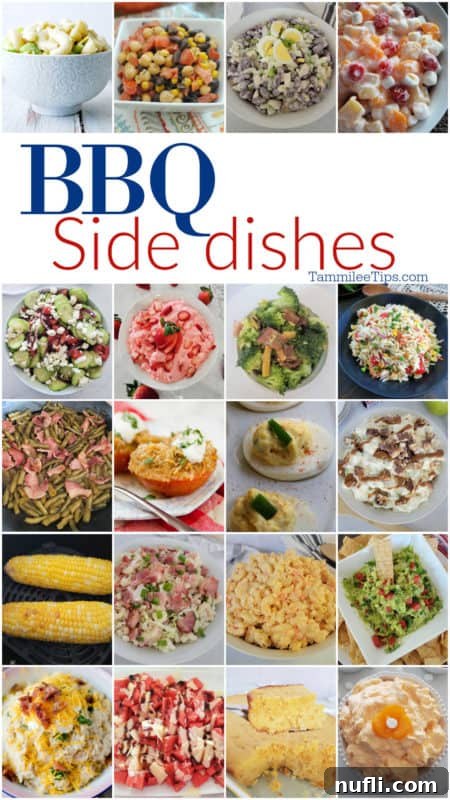 Collage of BBQ Side Dishes