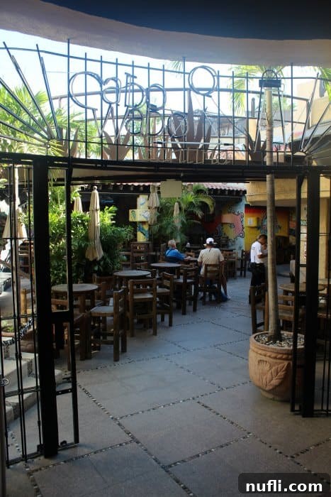 Cabo Wabo Cantina: Cabo's Legendary Party Spot 7 A cozy and inviting seating area inside Cabo Wabo Cantina, showcasing its warm and rustic decor.