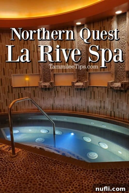 Northern Quest La Rive Spa over a hot tub