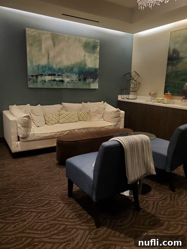 Spa waiting room