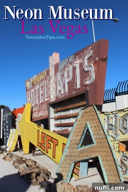The Neon Museum Your Gateway to Vintage Vegas 2 Neon Museum Las Vegas text over historic neon signs stacked next to each other