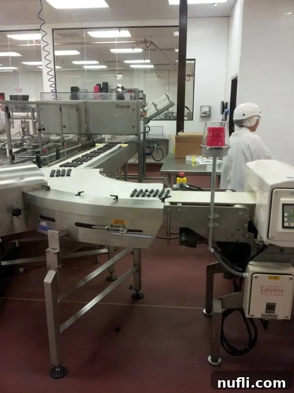 Ethel M chocolate factory production line