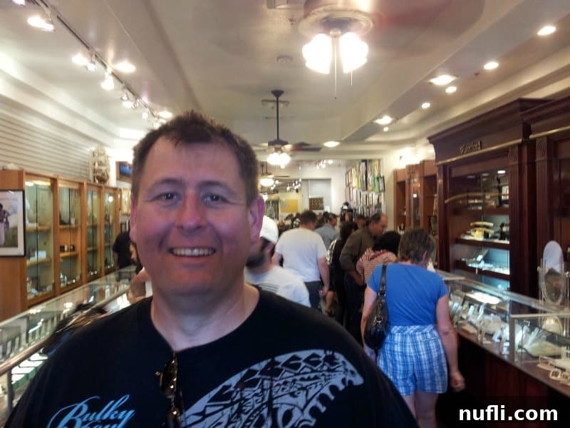 Las Vegas: A Pawn Stars Pilgrimage 6 John inside the pawn shop with a crowd of people behind him