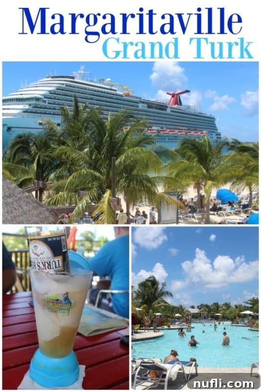 Margaritaville Grand Turk with a collage of photos 