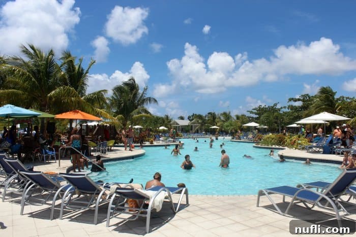 pool with lounge chairs surrounding the pool