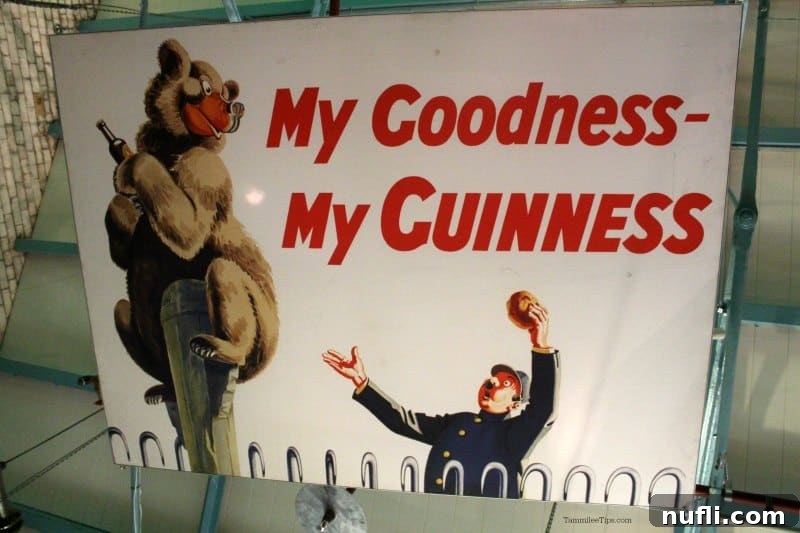 My Goodness My Guinness sign with a bear
