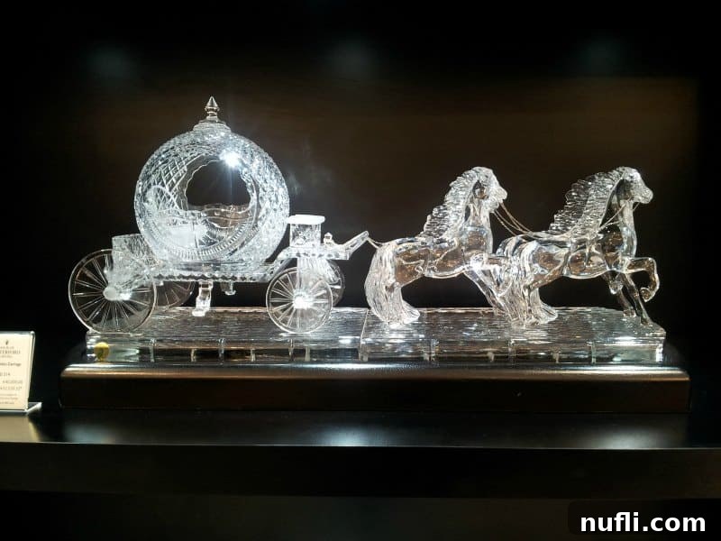 Waterford Crystal Cinderella horse and carriage 