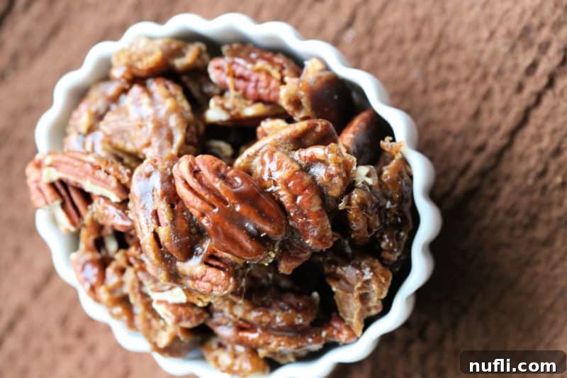Guinness Nuts in a white bowl on a brown napkin