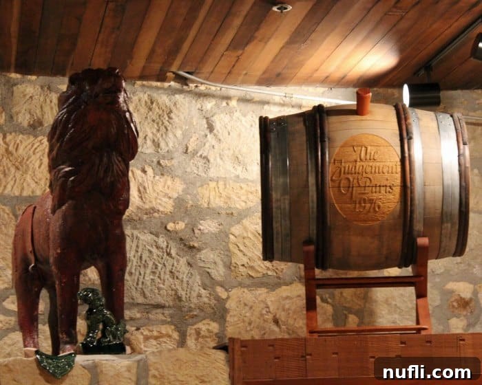 Chateau Montelena: Napa Valley's Legendary Winery 5 The Judgement of Paris 1976 barrel