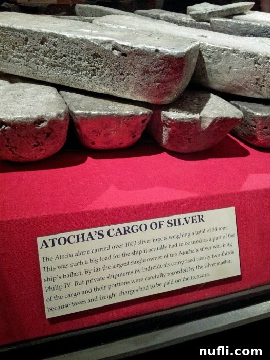 Atocha shipwreck cargo of silver bars and ancient coins on display at Mel Fisher Museum