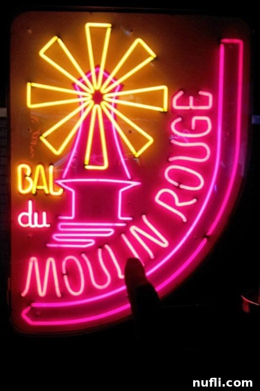 Seven Days of Pure Ecstasy on Carnival 5 Mouin Rouge neon light