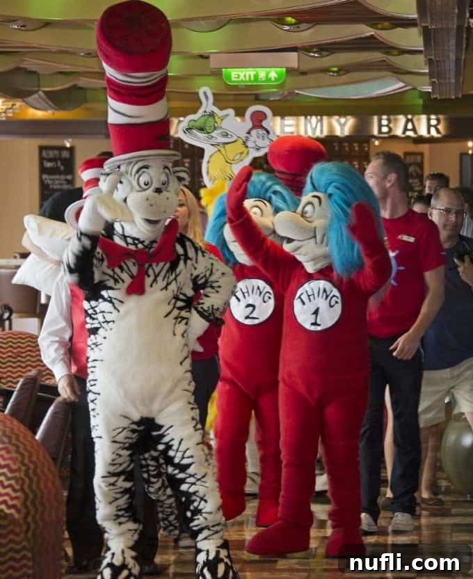 Interior promenade on Carnival Freedom cruise ship