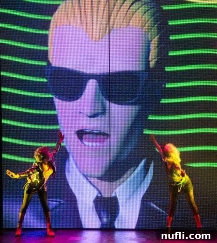 Carnival Freedom Dancers performing on stage during a high-energy production show