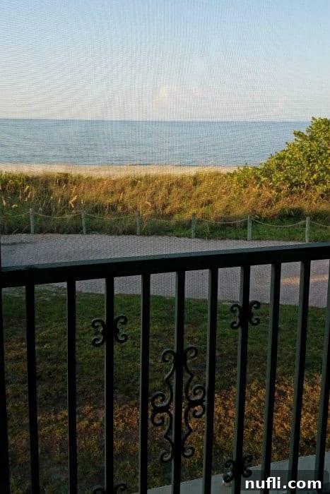 West Wind Inn Sanibel Island Permanently Closed 3 looking out to the beach from a screened in porh