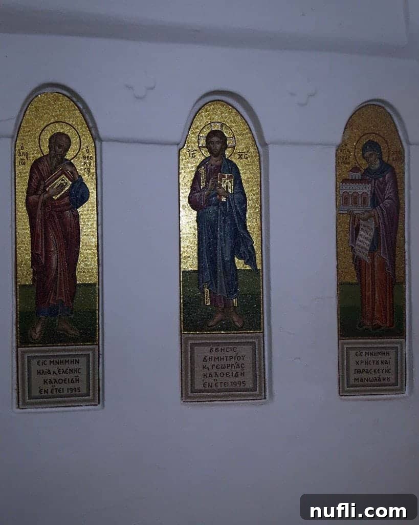 Patmos: St. John's Monastery and the Cave of Apocalypse 7 Grand entrance to St. John's Monastery in Patmos, Greece, with intricate stone details