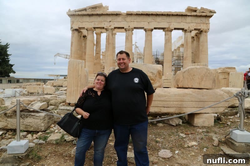 Exploring the Acropolis: Athens' Ancient Wonder 4 Tammilee and John at the Acropolis