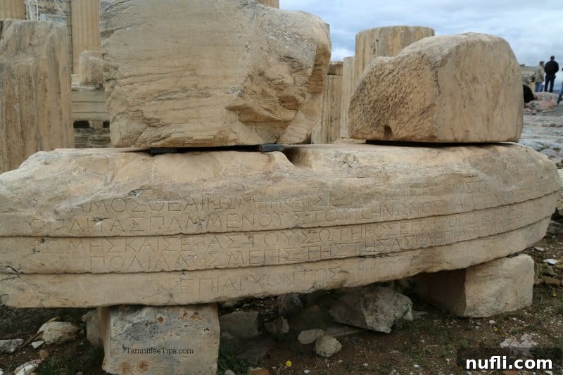 Exploring the Acropolis: Athens' Ancient Wonder 5 Acropolis ruins and rocks