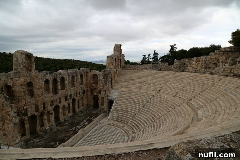 Exploring the Acropolis: Athens' Ancient Wonder 6 Stone theater amphitheater
