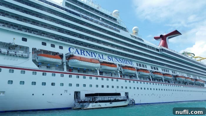 Carnival Sunshine Things We Absolutely Love 14 Exterior of the Carnival sunshine