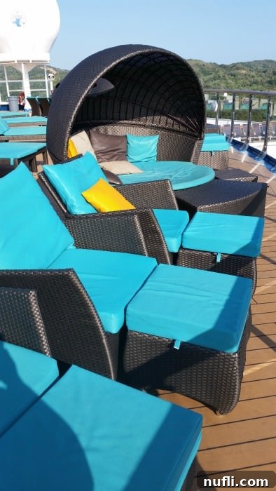 Carnival Sunshine Things We Absolutely Love 8 Outdoor seating on the serenity deck