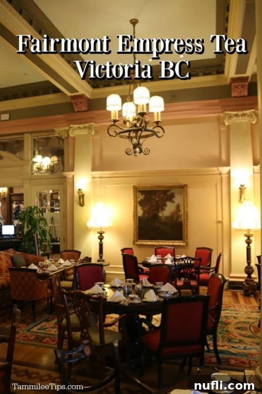 Exterior view of the majestic Fairmont Empress Hotel in Victoria, BC, a grand historic building.