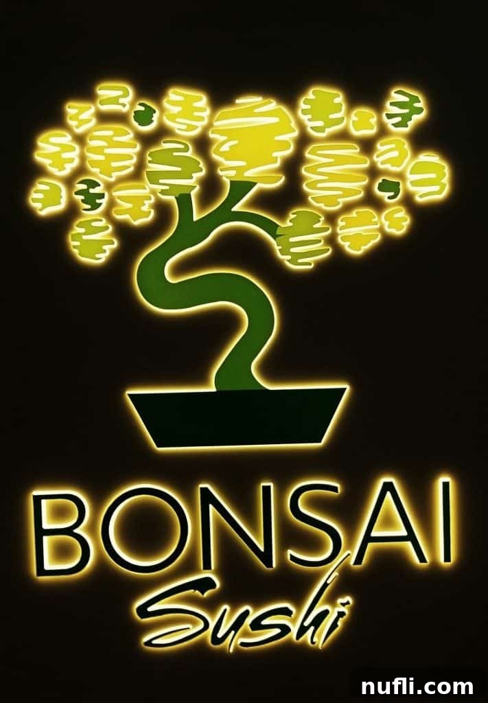 Bonsai Sushi sign Carnival Sunshine