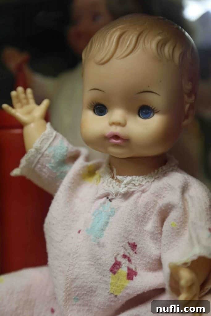 Assortment of antique and vintage dolls at Branson Toy Museum