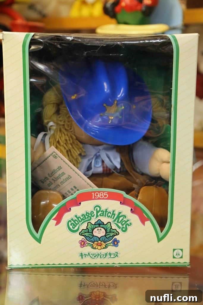 Cabbage Patch Kids dolls on display at Branson Toy Museum
