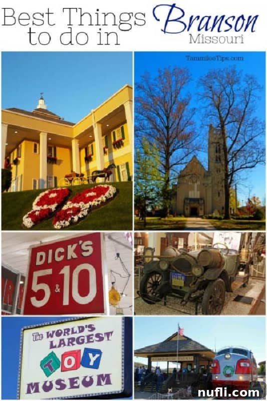 Best things to do in Branson over a collage of photos