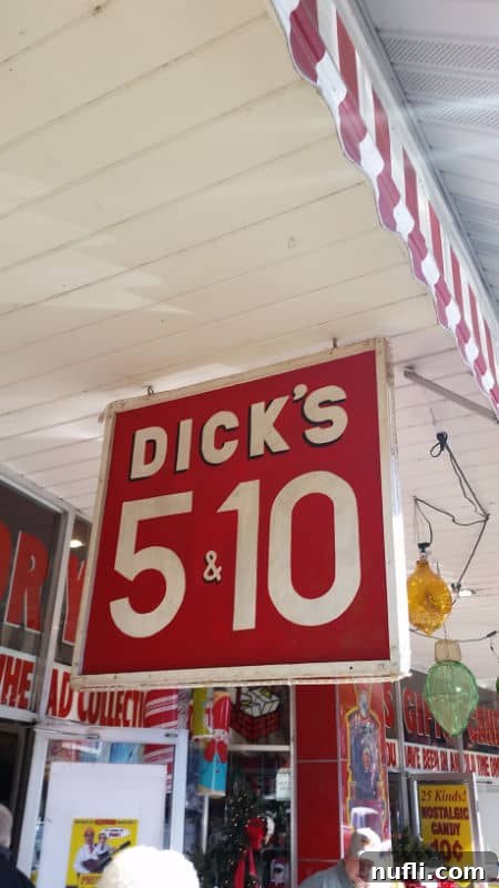 Dick's 5 & 10 sign 