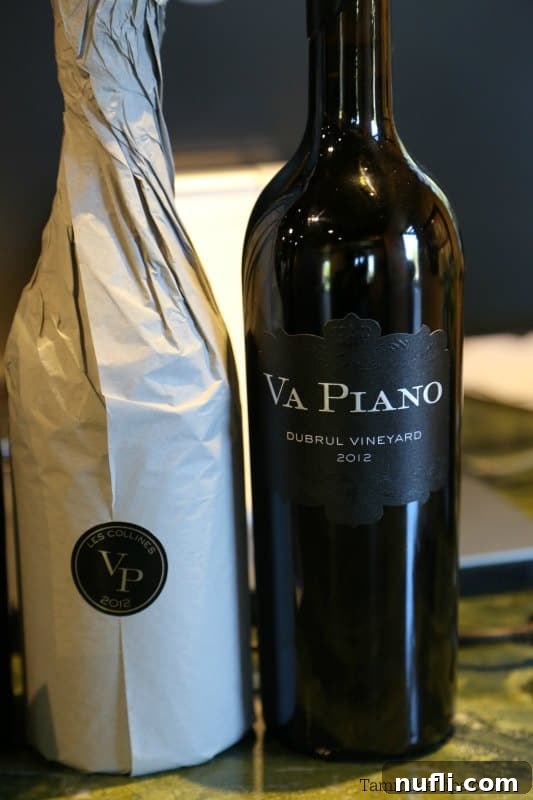 Va Piano Dubrul Vineyards bottles 