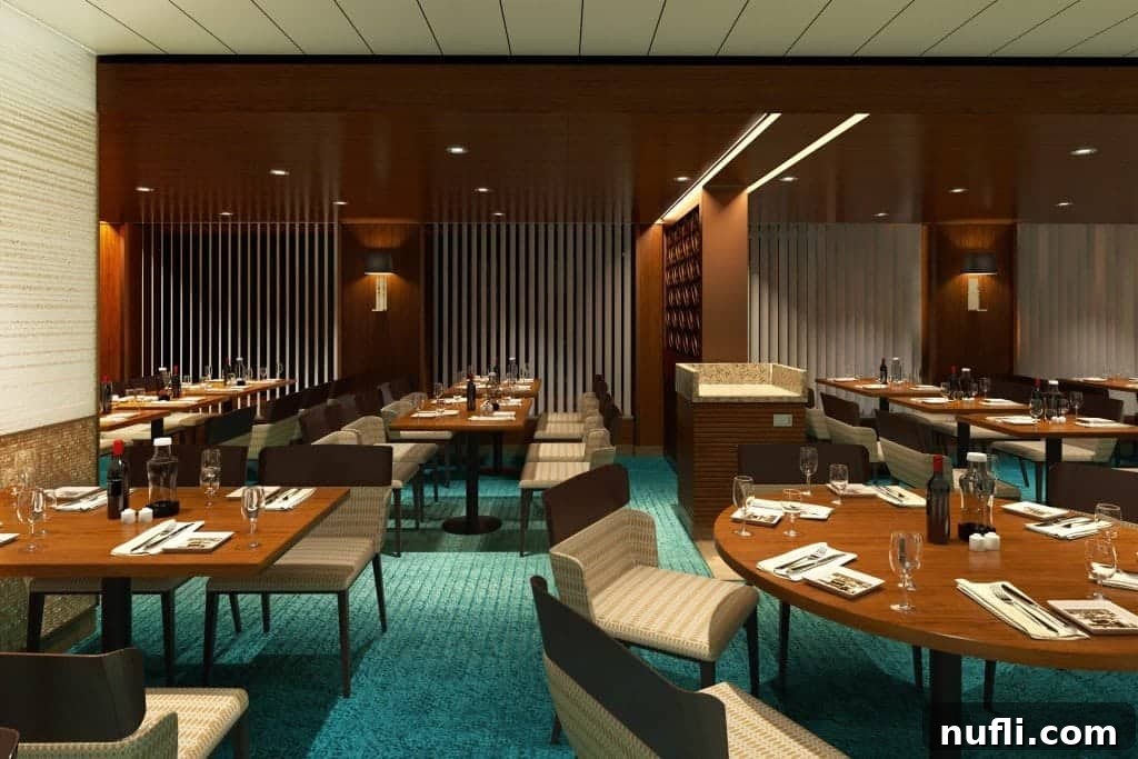 Exceptional Eats Aboard Carnival Vista 19 Second level of Horizons main dining room on Carnival Vista
