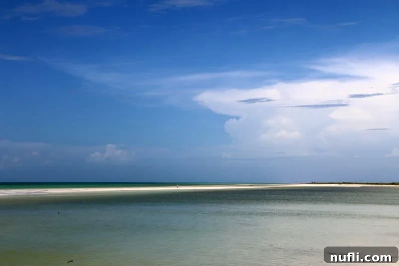 Capturing the Magic of Isla Holbox Mexico 4 Gorgeous beach area at low tide