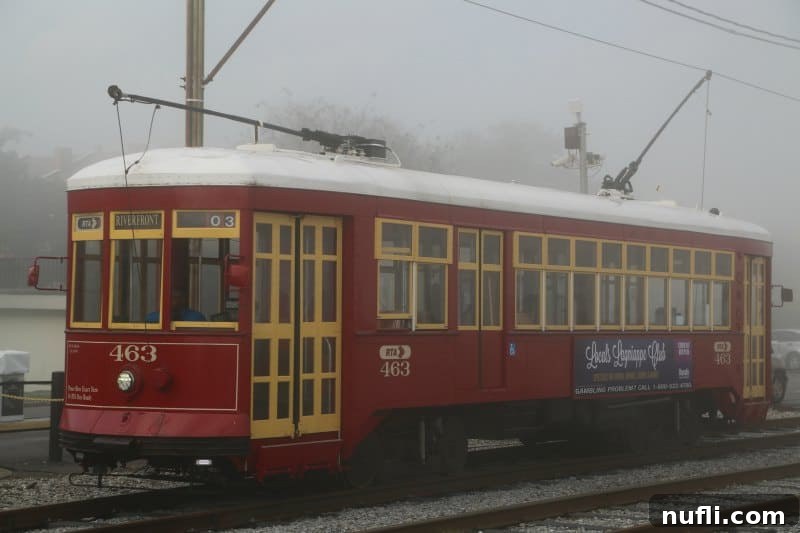 St Carles Avenue Street Car in New Orleans