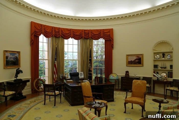 Replica oval office from Gerald Fords presidency