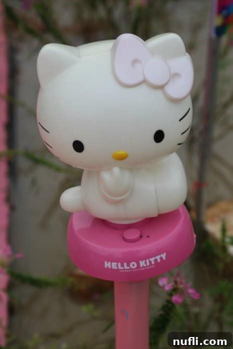 Hello Kitty lamp available for sale in the gift shop