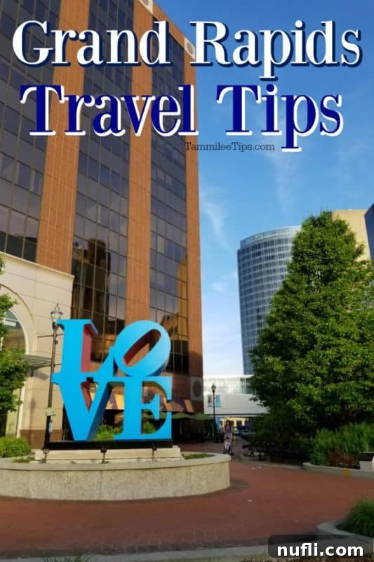 Your Guide to Grand Rapids, Michigan 2 Grand Rapids travel Tips over the LOVE Sculpture