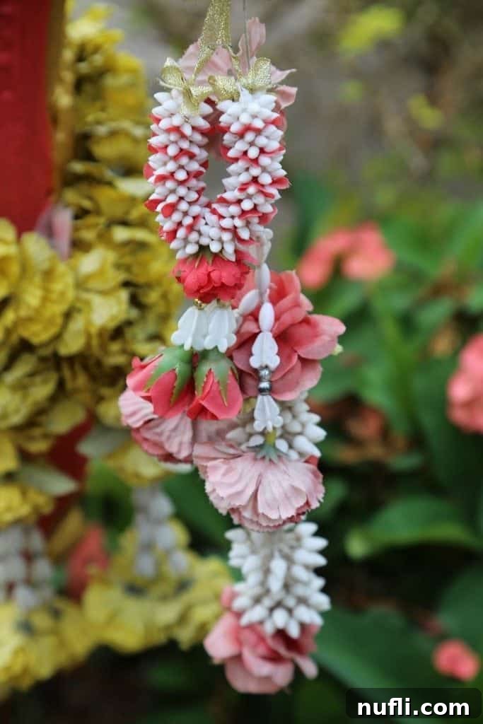 An ancient temple statue, intricately carved, standing gracefully in Chiang Khan.